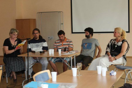 LKAH: Vladimíra Klimecká, Michal Oliva, Jiří Hubáček, Juraj Jordán Dovala a já.